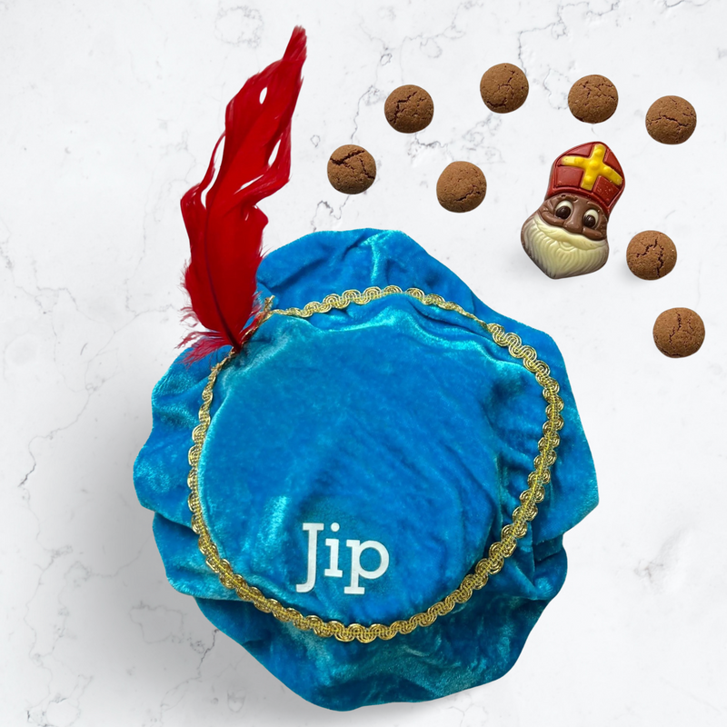 Pietenpakket (Pietenmuts + Pepernotenzakje met naam)