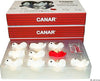 Canar Lichtslinger met 10 silicone Eendjes Wit met Rood