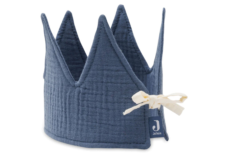 Jollein Verjaardagskroon 12x35 cm Jeans Blue