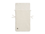 Jollein Voetenzak groep 0+ 3/5 punts gordel River knit cream white