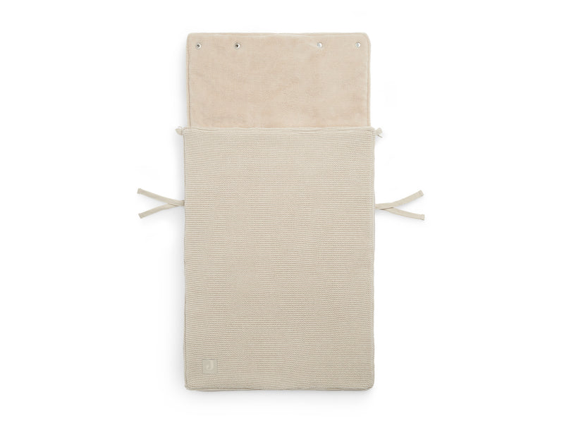 Jollein Voetenzak groep 0+ 3/5 punts Basic knit nougat