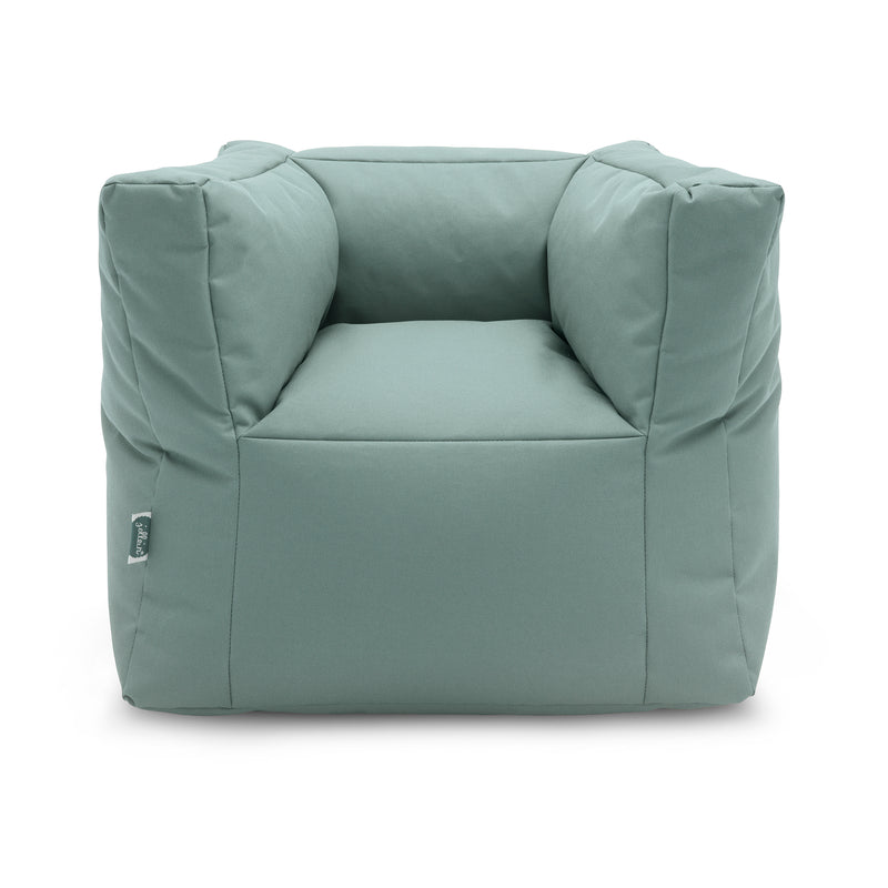 Jollein Zitzak Fauteuiltje Ash Green beanbag kinderkamer