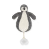 Speendoekje Pinguin storm grey Jollein 