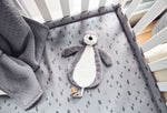 Speendoekje Pinguin storm grey Jollein 