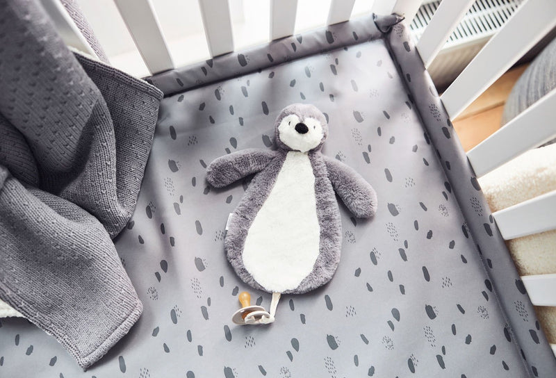 Speendoekje Pinguin storm grey Jollein 