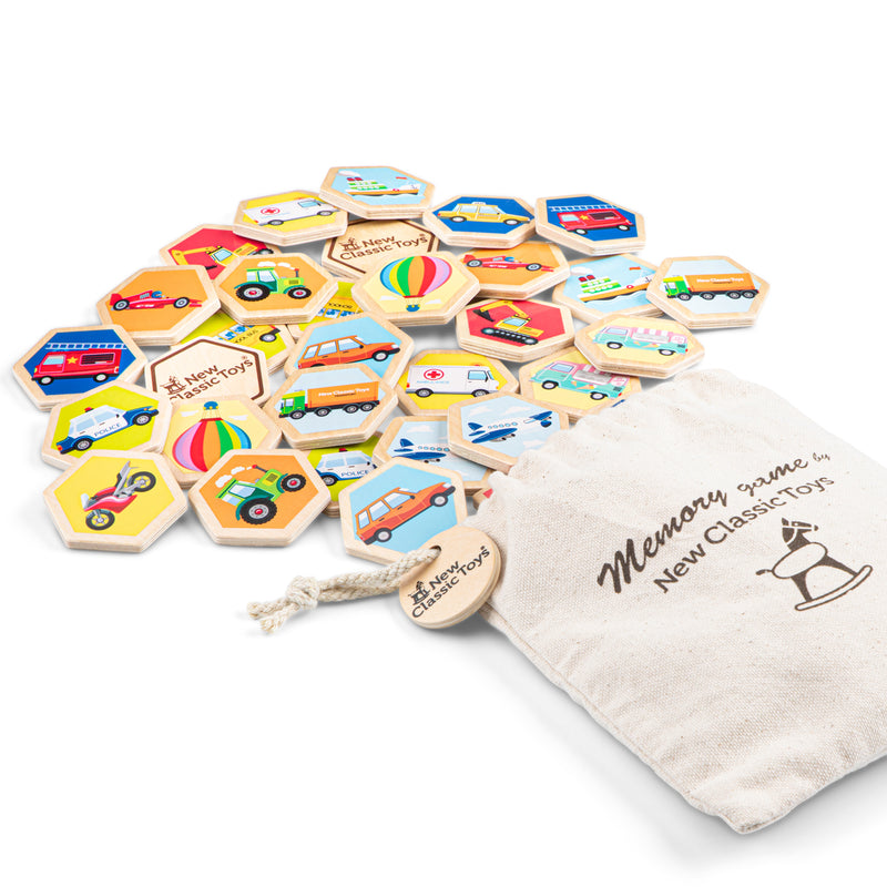 New Classic Toys Memory - voertuigen