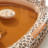 Swim Essentials Speelzwembad met Glijbaan Beige Panterprint
