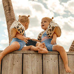 Swim Essentials Zwembandjes Beige Panterprint 2-6 jaar