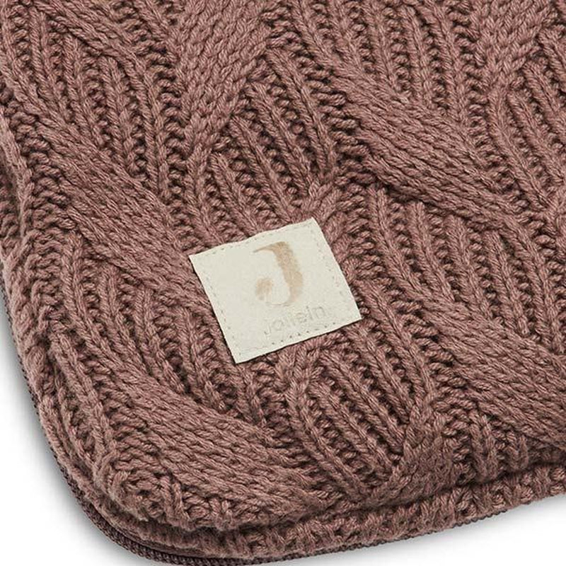 Jollein Voetenzak groep 0+ 3/5 punts Spring Knit Chestnut