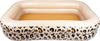 Swim Essentials Opblaas Zwembad Beige Panterprint 211x132x46 cm