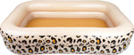 Swim Essentials Opblaas Zwembad Beige Panterprint 211x132x46 cm
