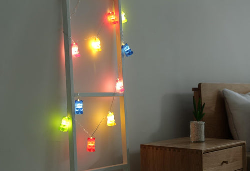 Dhink Lichtslinger met Beren Decoratie Multi kleuren