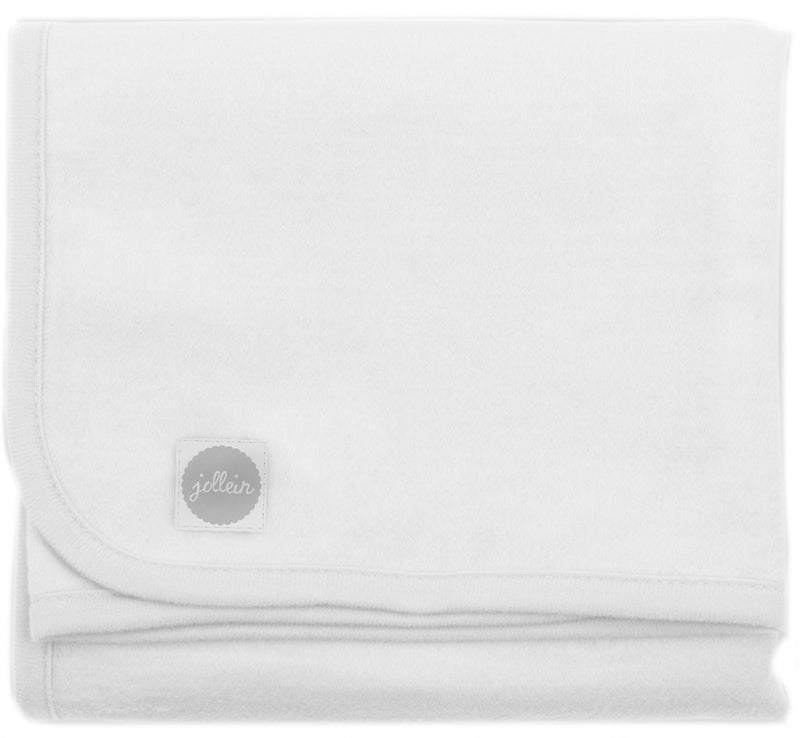 Jollein Fleece Deken 75x100cm wit