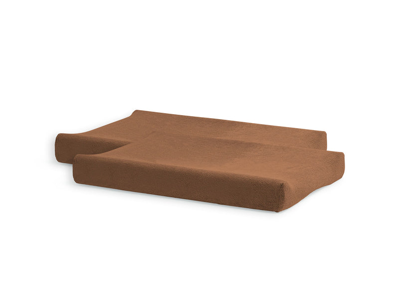 Jollein Aankleedkussenhoes badstof 75x85cm caramel (2pack)