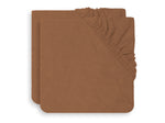 Jollein Aankleedkussenhoes badstof 75x85cm caramel (2pack)