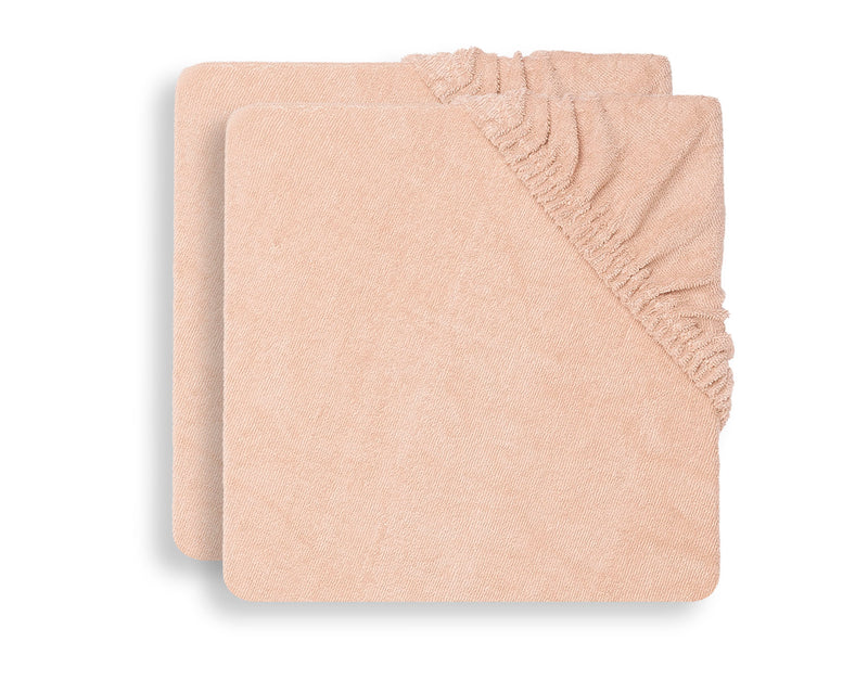 Jollein Aankleedkussenhoes badstof 75x85cm pale pink (2pack)