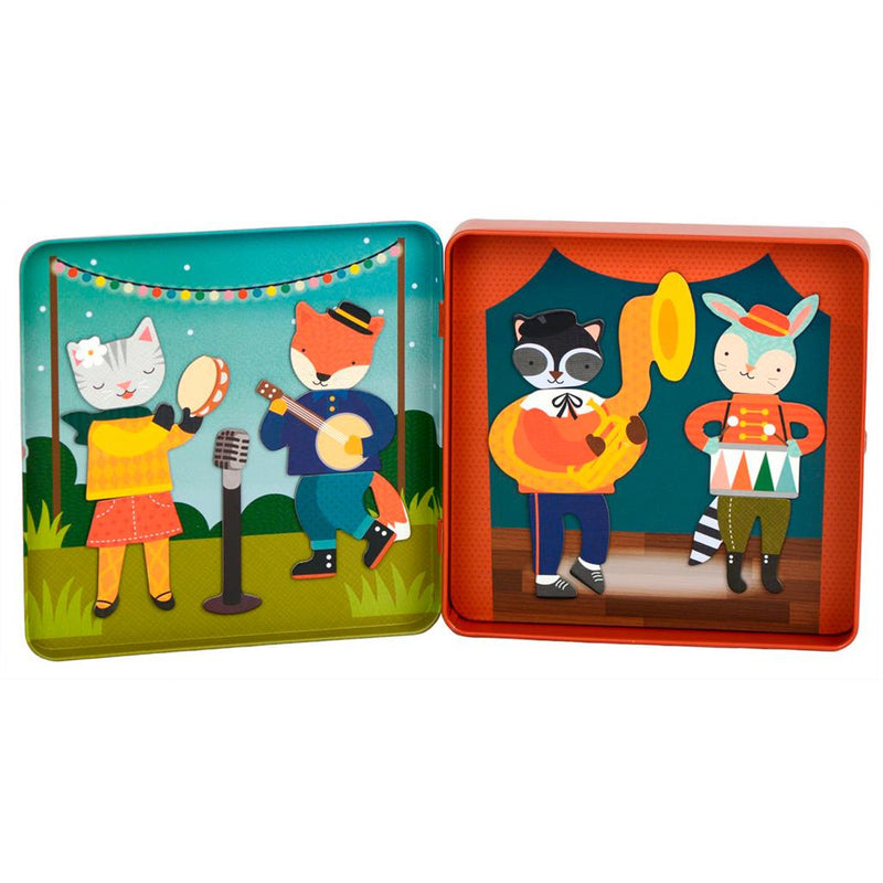 Magnetisch speel set petit collage voor kinderen verkleed set magneet