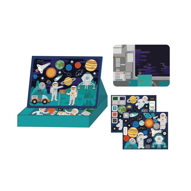 Petit Collage Magnetisch Speelset Ruimte Reizen 50 stuks