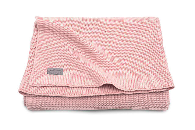 Jollein Deken 75x100cm Basic knit blush pink
