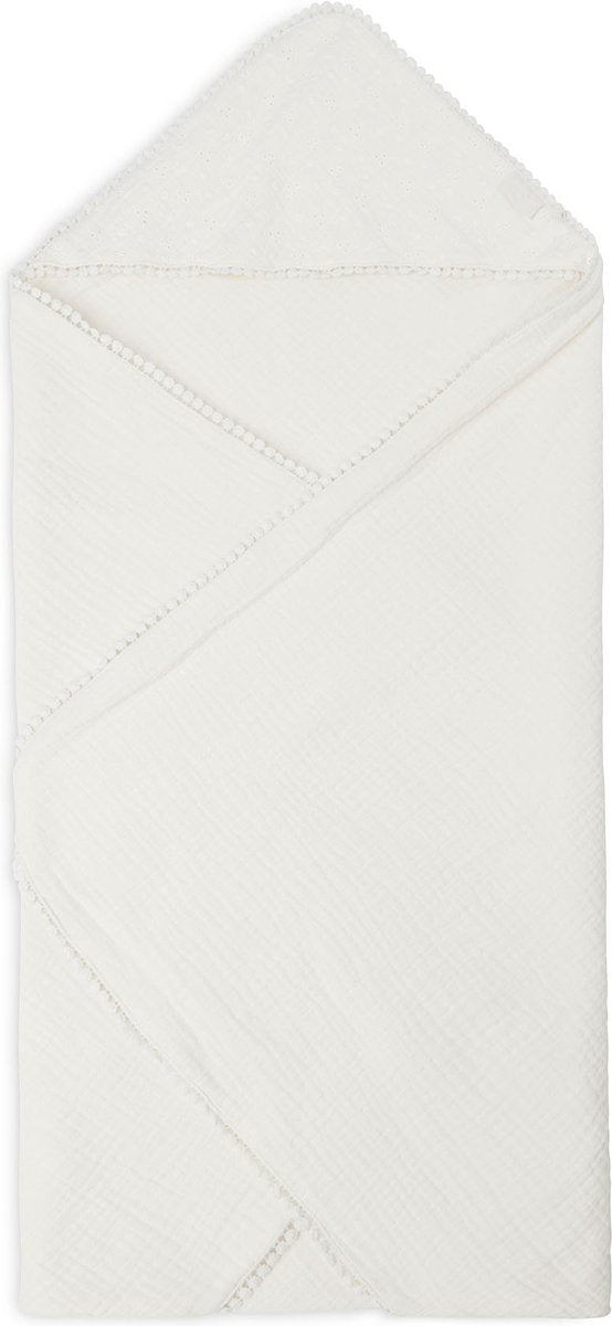 Jollein Badcape Embroidery 75x75 cm Ivory