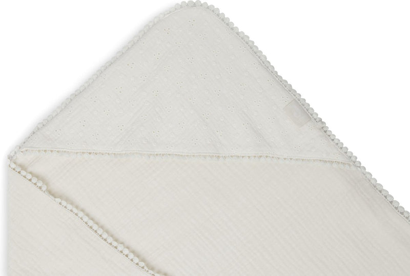 Jollein Badcape Embroidery 75x75 cm Ivory