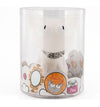 Dhink Spaarpot Silly kat met halsband Wit