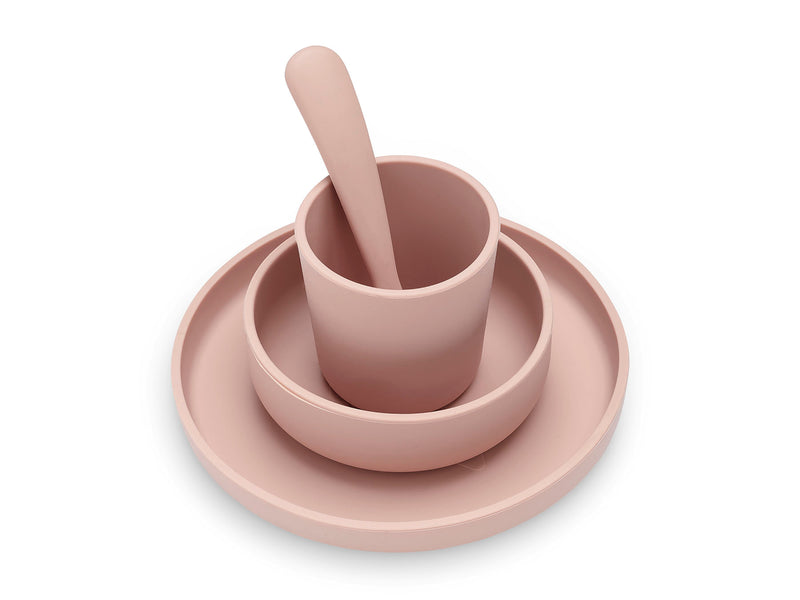 Jollein Kinder serviesset Siliconen Pale Pink