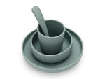 Kinder serviesset Siliconen Ash Green Jollein