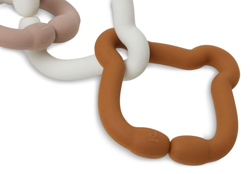 Jollein Speelgoed Ringen Siliconen 20x7x1 cm Teddy Bear