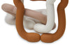 Jollein Speelgoed Ringen Siliconen 20x7x1 cm Teddy Bear