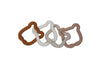 Jollein Speelgoed Ringen Siliconen 20x7x1 cm Teddy Bear