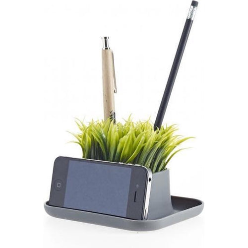 Dhink Groen Gras Pennenstandaard Antraciet