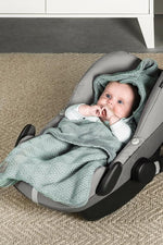 Jollein Voetenzak groep 0+ 3/5 punts River Knit Ash Green
