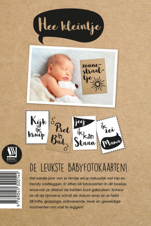 Hee Kleintje 48 baby fotokaarten mijlpalen foto baby