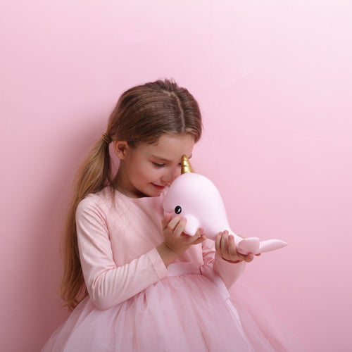 dhink nachtlamp Narwhal Keiko Nachtlamp kinderkamer timer walvis