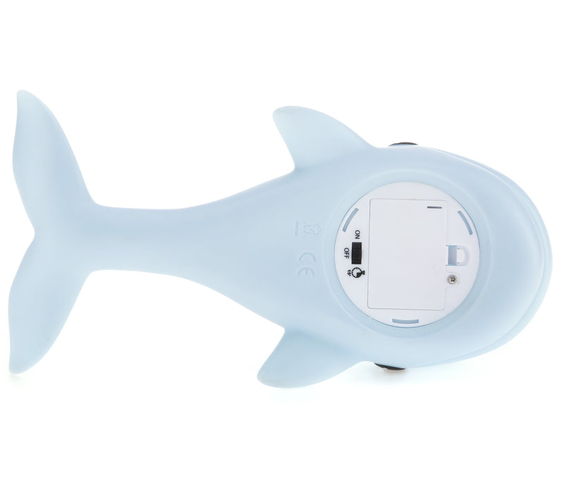 Dhink nachtlamp walvis narwhal kinderkamer timer blauw