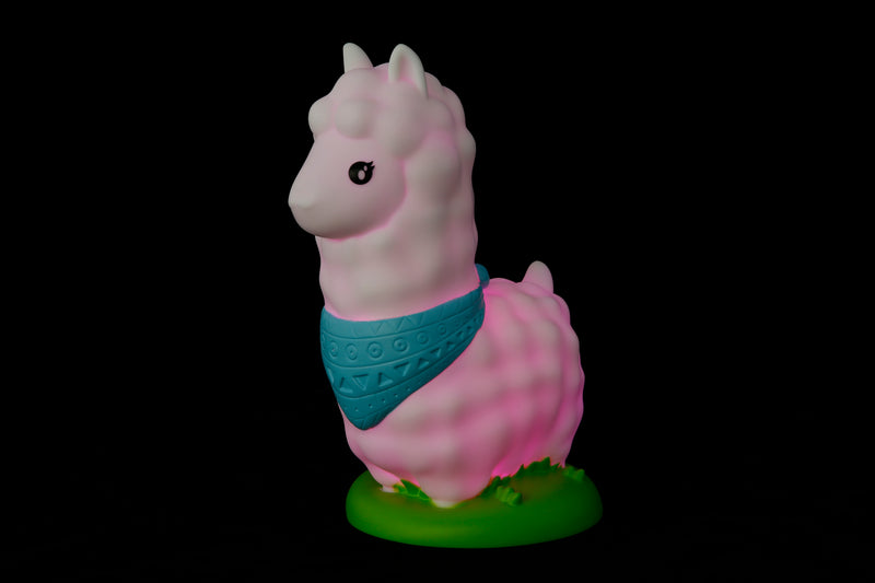 Dhink Lama Nachtlamp LED met Timerfunctie Wit/ Blauw