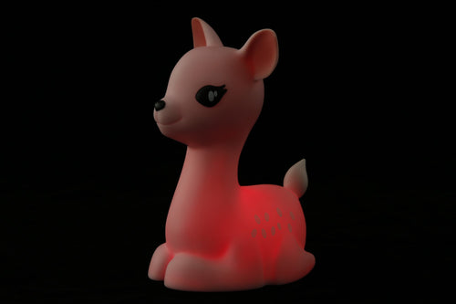 Dhink Hert Nachtlamp LED met Timerfunctie Roze