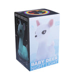 Dhink Hert Nachtlamp LED met Timerfunctie Blauw