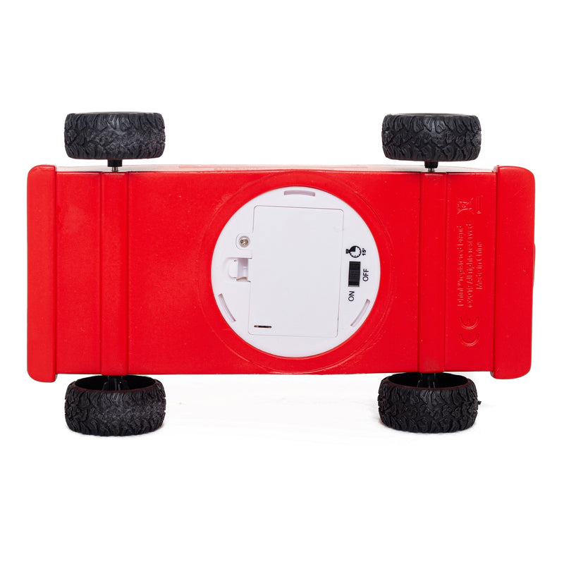 Brandweerauto Nachtlamp met Roterende Wielen voor kinderkamer jongens speelgoed 