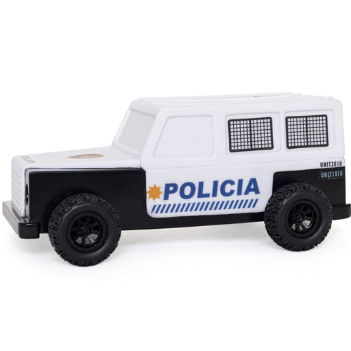 Politieauto Nachtlamp met Roterende Wielen kinderkamer jongens speelgoed