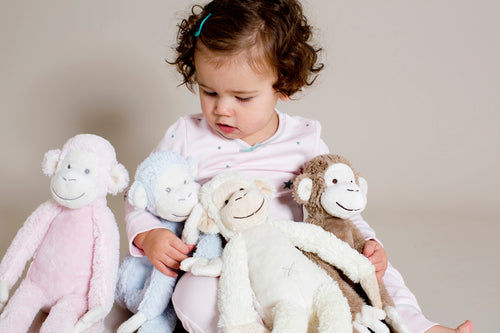 Happy Horse Aap Mickey No.2 Ivoor Wit Knuffel 43 cm