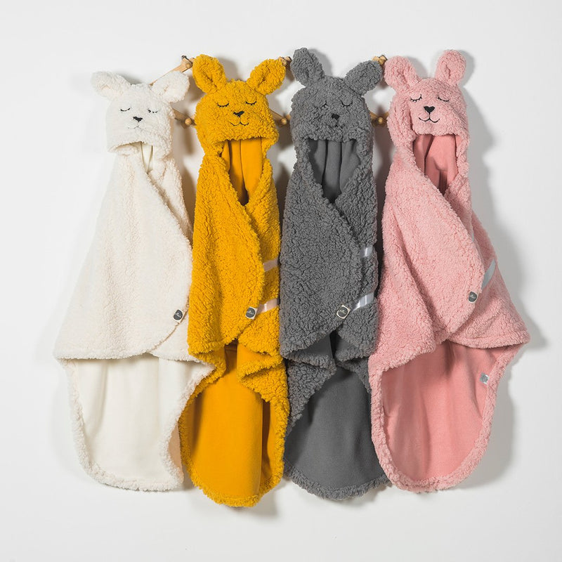Jollein Wikkeldeken Bunny Ash Green