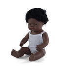 Miniland Pop Afrikaans met Haar Jongen 38 cm