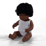 Miniland Pop Afro-Amerikaans Meisje met Haar 38 cm