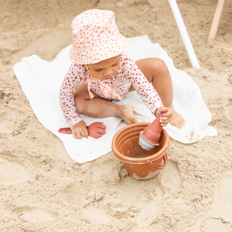 Swim Essentials UV Zonnehoedje Old Pink Panterprint 2-4 Jaar