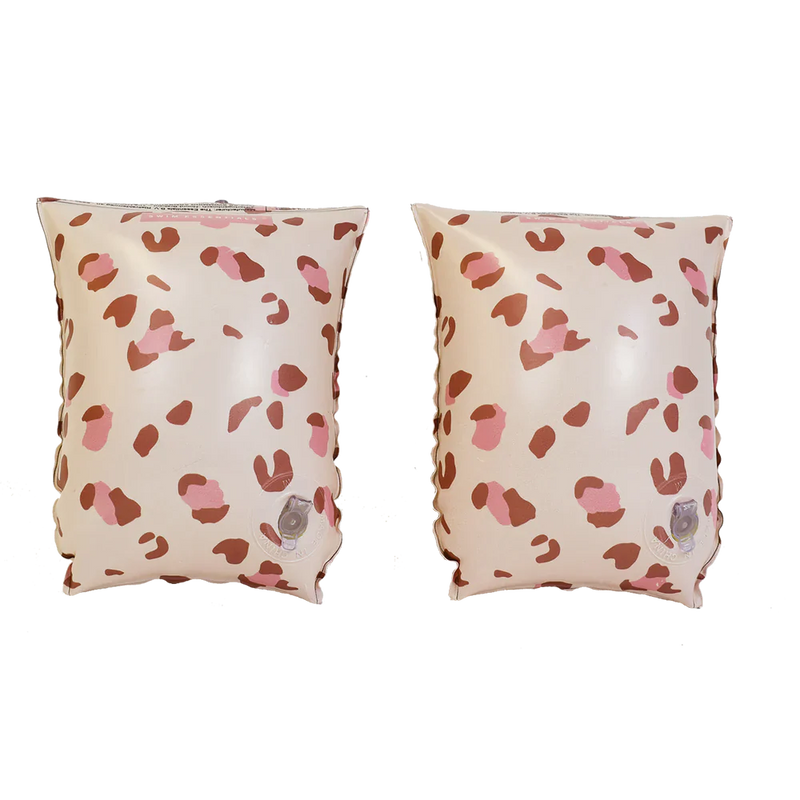 Swim Essentials Zwembandjes Old Pink Panterprint 0-2 Jaar