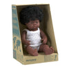 Miniland Pop Afrikaans Meisje met Haar 38cm