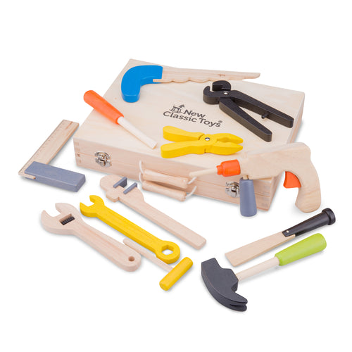 New Classic Toys Gereedschapskist - met 12 onderdelen