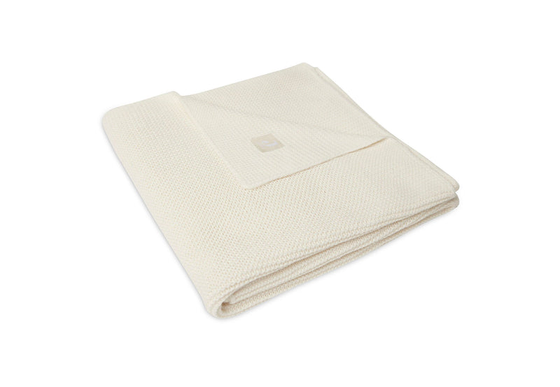 Jollein Deken Wieg 75x100 cm Basic Knit Yvory